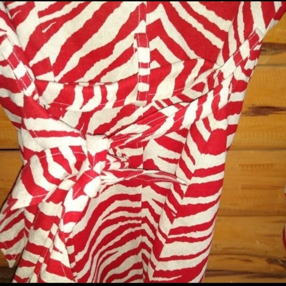 Bentley A. Red Zebra look Peacoat Jacket - Picture 5 of 7
